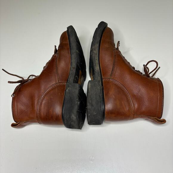 Ariat Women’s Kiltie Lace Up Brown Leather Roper Ankle Work Boots 6 - Picture 8 of 9